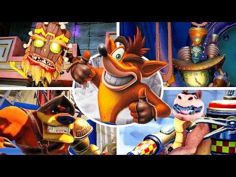 Crash Bandicoot 3 - All Bosses No Damage (N. Sane Trilogy)