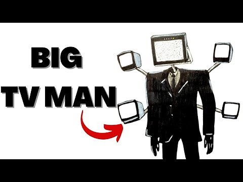Cómo DIBUJAR al📺BIG TV MAN (Skibidi Toilet) How to DRAW TITAN TV MAN from the SKIBIDI TOILET