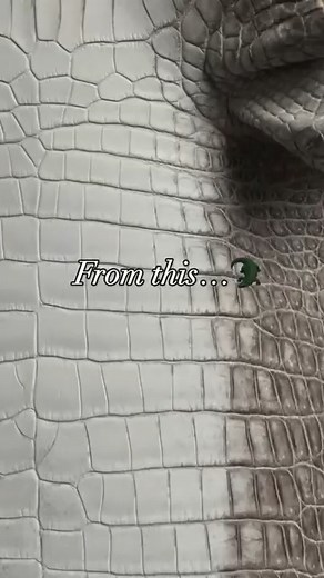 It's the exclusively rare Leather behind $50000 luxury designer bags....