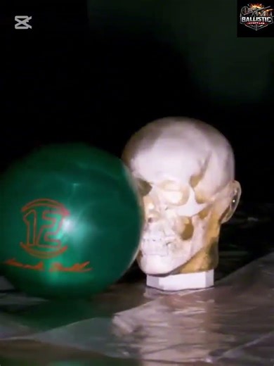 Bowling Ball hitting Test on Ballistic Body | Slow Motion.