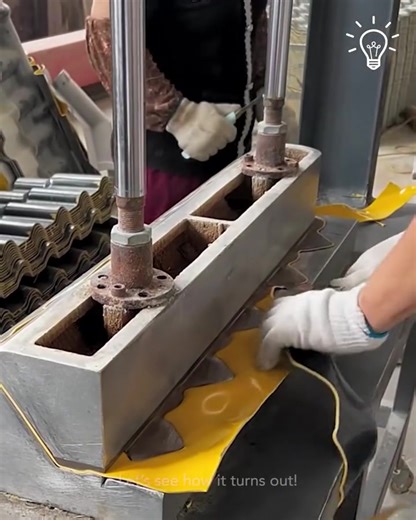 Resin tile pressing process! - Hello Idea | Hello Idea