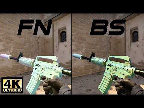 CSGO M4A1-S | Printstream - Skin showcase and gameplay all floats/wear [4K60FPS]