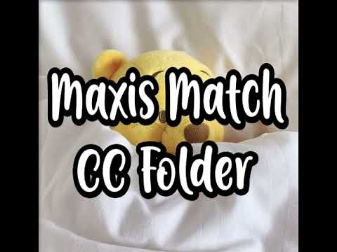 ❥ Maxis Match CC Folder Bundle!