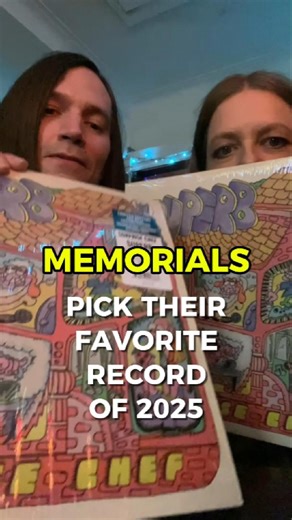 MEMORIALS, aka Verity Susman (Electrelane) and Matthew Simms (Wire, It Hugs Back), have made a very lovely and very short film about their favorite album of the year: Surprise Chef’s ‘Supurb.’ North America was lucky to have MEMORIALS touring here earlier this year (you can see some of their travels in this video), including dates opening for Stereolab, and look out for their second studio album in 2026. | BrooklynVegan