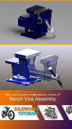 Solidworks Tutorial HP: Assembly of Bench Vice in Solidworks - Introduction