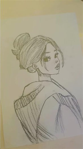 sketch of bibi animated #trending #art #aesthetic #bibi