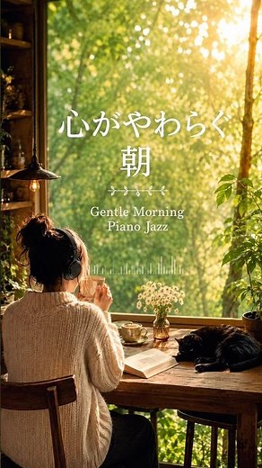 【作業用BGM】ゆったり穏やかな朝のピアノジャズ☕ 朝カフェBGM｜癒し｜途中広告なし｜Relaxing Morning Piano Jazz