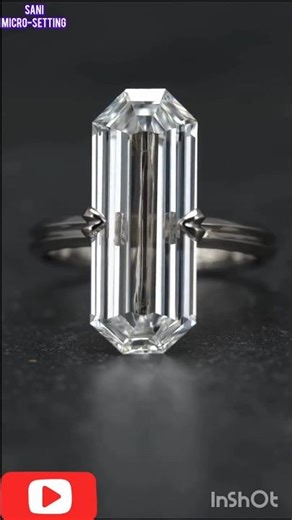Emerald Cut Diamond Setting | Precision Handcrafted Engagement Ring