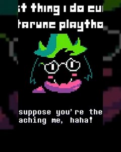 First thing i do every DELTARUNE playthough #deltarune #tobyfox #ralsei #undertale #spamton