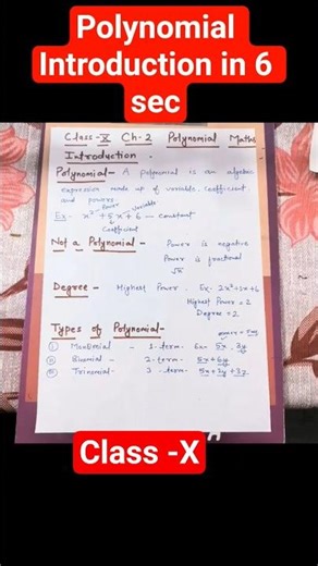 Easy Polynomial Trick ✍️ Score Better in Maths