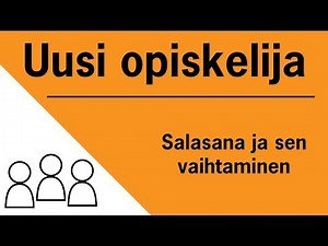 1.3 Salasana ja sen vaihtaminen