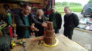 A three-tier cake stuffed full of military-grade explosives? Sure! Only Brighton-based chocolate shop, Choccywoccydoodah would want their creations to go off with such a BANG. Series 5 starts tonight at 20:00. | BBC Lifestyle