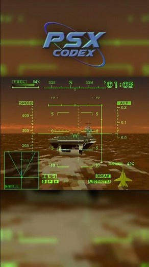 ACE COMBAT 2 - SUCCESSFUL FIGHTER JET LANDING #ps1 #playstation #acecombat2 #retro #jet #simulator