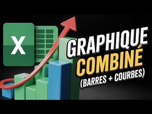 Excel : Créer un graphique combiné barres et courbes 📊📈