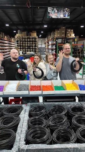 Like organized cables? Put a ring on it. 💍 We can’t untangle your love life, but we can help you with color ID rings. #productioncompany #tech #gear #productionlife #fohengineer #audioengineer #proaudio #soundengineer #audio #production #stagehand #stagehandlife #tourlife #pasystem #frontofhouse #soundbar #studio #studiolife #stagedesign #entertainment