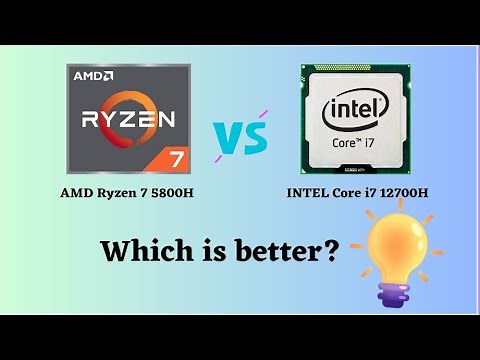 The ULTIMATE Comparison: AMD Ryzen 7 5800H vs INTEL Core i7 12700H