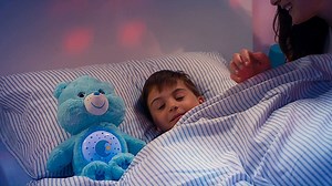 There's a new Care Bears cuddle buddy in town! Care Bears Night's a Glow have light up belly badges and play a lullaby! Make bedtime a breeze with Care Bears Nights a Glow! Available in Bedtime Bear and Sweet Dreams Bear! Find them at BIG W! | Headstart Toys