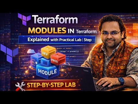 Terraform Modules Explained in Hindi LAB-7 | VPC EC2 S3 Real-World Project | Step-by-Step