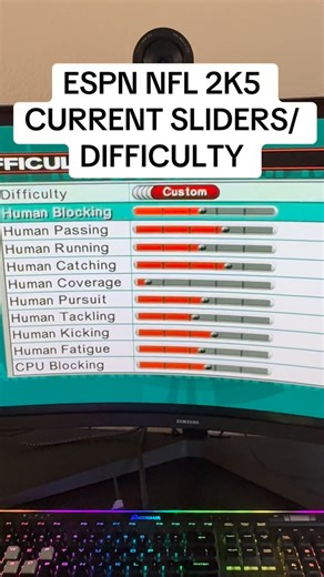 Herr Wolf Gaming on Instagram: "My current sliders and settings for yall. ESPN NFL 2K5 Miami Dolphins Franchise #espnnfl2k5 #nfl2k5 #miamidolphinsfranchise #miamidolphinsrebuild #madden26"