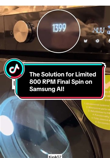 Boost Your Samsung AI Washing Machine Spin Speed