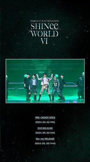 2023 SHINee WORLD VI 〈PERFECT ILLUMINATION〉 in SEOUL DVD & Blu-ray Preview #Shorts
