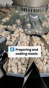 91K views · 107 reactions | This automated mini-factory can portion and seal thousands of meals every day. #engineering | Interesting Engineering | Facebook