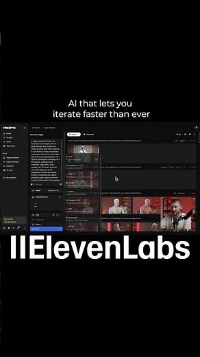 AI that lets you iterate faster than ever@elevenlabsio