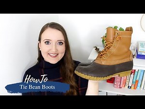 How I Tie My Bean Boots | Eastland Knot