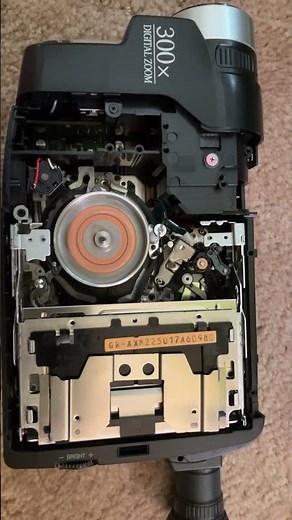 A look inside the JVC Camcorder