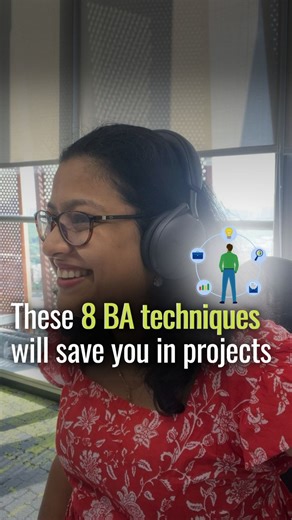 Namita | Business Analyst | Consultant & Mentor on Instagram: "📌Save this for when you need quick clarity before your next interview or project! Most people know names like SWOT or Gap Analysis… But very few know how to actually use them in projects. Here are 8 core BA techniques every aspiring analyst should master ⬇️ 🔹 SWOT Analysis : understand strengths, weaknesses, opportunities, threats before you propose solutions. 🔹 Gap Analysis : compare where we are vs. where we want to be to identi