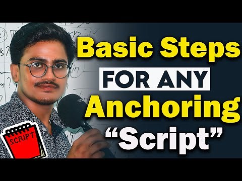How To Write An Anchoring Script For Any Event In English | Anchoring Tips | English Anchoring |