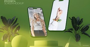 3D Mobile Phone Mockup Cinematic Product Reveal