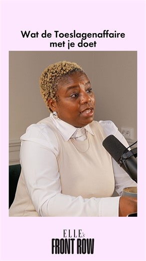 ELLE Nederland on Instagram: "@FelitiaGrace is haarstylist van de grootste sterren, maar viel slachtoffer van de toeslagenaffaire. Terwijl ze zwanger was van haar derde kind, viel er een brief op de mat: €55.000 terugbetalen, binnen twee weken. Wat volgde was geen script, maar haar leven: beslaglegging, boetes, dakloosheid – en een systeem dat haar niet geloofde, zelfs toen ze alles zwart op wit had. In gesprek met @Taviza en @GigivdZwaan doet ze in ELLE's Front Row haar verhaal. Luister de nieu