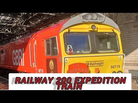 Railway 200 Expedition train in Edinburgh