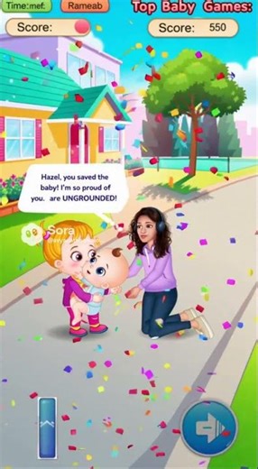 Baby hazel gets ungrounded