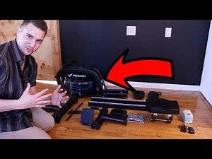 MERACH Water Magnetic Rowing Machine, 350LB Max Weight, 16 Levels of Auto Resistance, R06 - Review