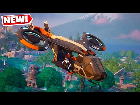 NEW Fortnite Season 4 MYTHIC HELICOPTERS GAMEPLAY + All New Weapons Update!