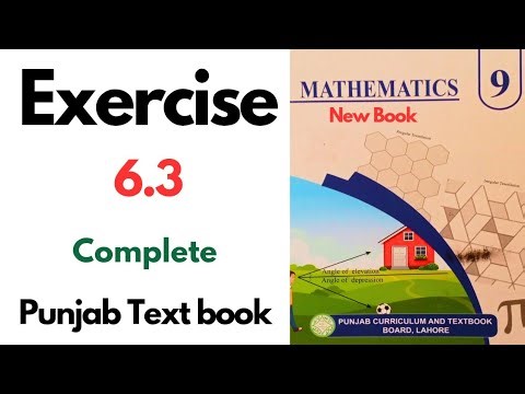 Class 9 Math Exercise 6.3 Complete | Ex 6.3 Class 9th Math | New Book Class 9th Math Exercise 6.3