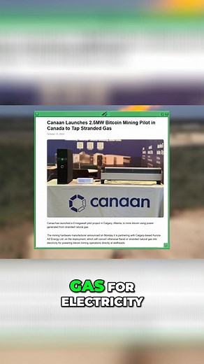 Cannon is launching a pilot program in Canada to mine Bitcoin using stranded gas. This innovative approach could revolutionize energy and finance. #BitcoinMining #StrandedGas #Canada #Cannon #Energy #Finance | VoskCoin | Facebook