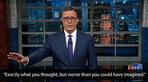Stephen Colbert breaks down the January 6 committee hearing during live monologue
