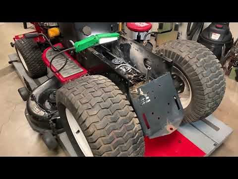 2004 Craftsman GT5000 V-Belts Removal & Replacement (Part 1) THE MOWER REMOVAL
