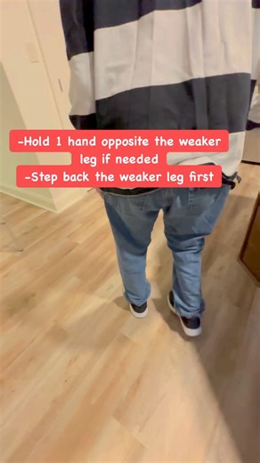 5.9K views · 82 reactions | Are you falling backwards when standing or walking? practice this everyday for 10min to improve posterior balance. Great for anyone recovering from stroke, parkinson’s, or having balance issues. #physicaltherapy #Mobility #stroke #seniors #balance #share #reels | Doc H. | Facebook