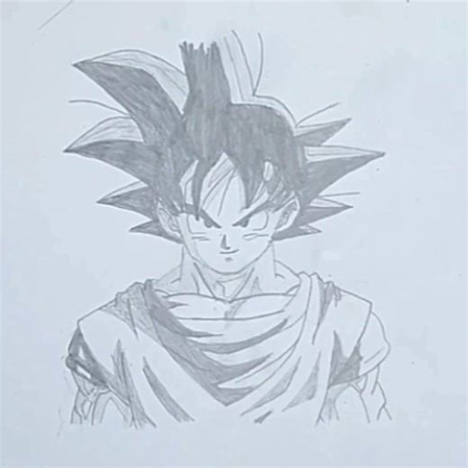 Drawing Goku from Dragon Ball Z | Step by Step Drawing Anime | Sketching #drawing #arttutorials