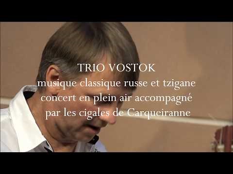 TRIO VOSTOK Concert, musique classique russe et tzigane