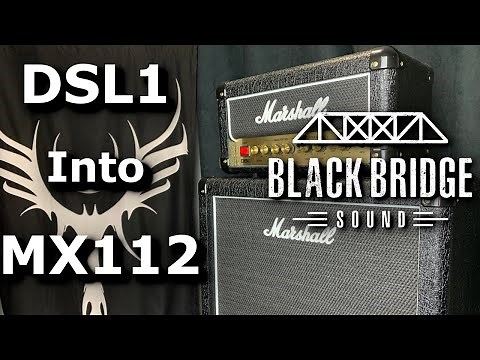 Marshall DSL1 Paired With MX112R Cab - Demo / Review