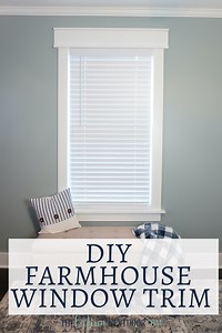DIY Window Trim - The Latina Next Door