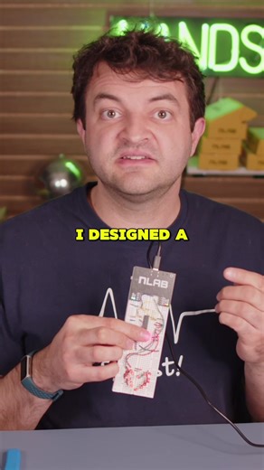 For Valentine’s Day, I built a circuit that blinks LEDs in the shape of a heart — synced to my actual heartbeat. A red LED shines through my finger, a phototransistor picks up the pulse, and a few filters a 331x amplifier turn that tiny signal into something that drives the lights. Every blink = one heartbeat. 🔴⚡ This is electronics meets biology, and honestly it might be the most romantic thing I’ve ever built. 🔗 Want to build your own? Visit getnlab.com to learn more about the circuit kit, a