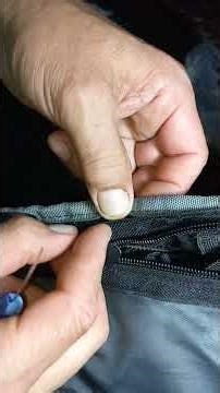 How to easily change the backpack zipper