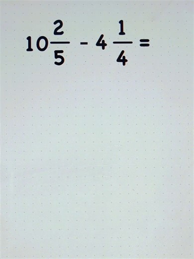 Subtracting Mixed Fractions Tricks! | Math Tricks Tutorial