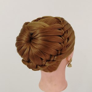 Stylish Braided Bun Hairstyle Tutorial | DIY Hacks